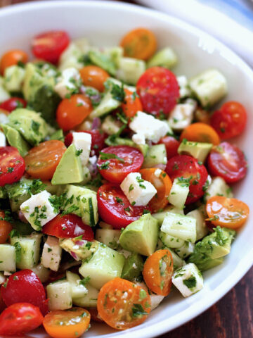 Tomato-Cucumber-Avocado-Salad