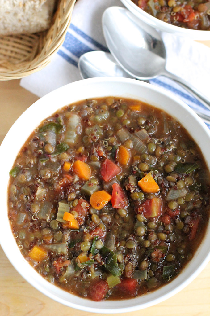 Lentil and Quinoa Soup | Green Valley Kitchen