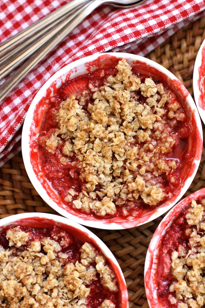 Strawberry Crisp - Green Valley Kitchen