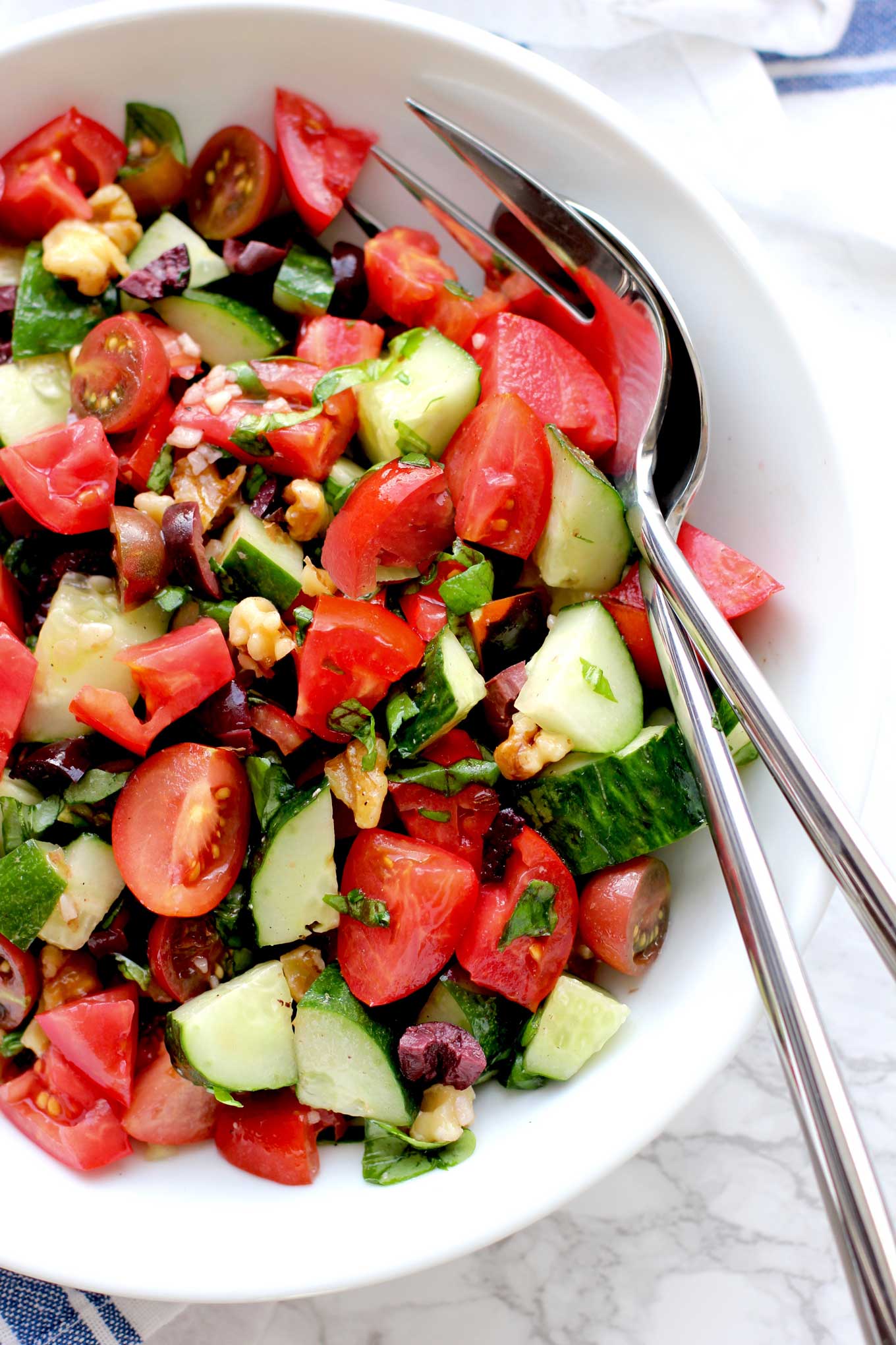 Tomato Cucumber Salad | Green Valley Kitchen